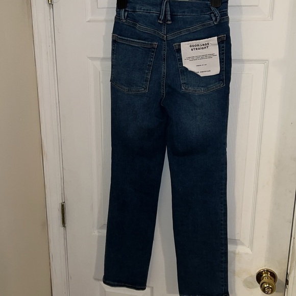 Good American High-Rise Straight Jeans 1 NWT - Picture 2 of 8